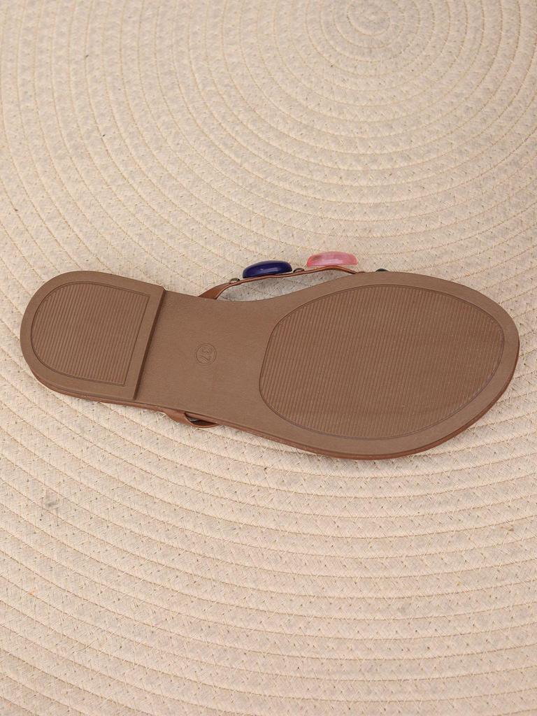 Moda Estiva da Donna Stile Coreano Versatili Infradito Piatte - Sandali alla Moda Taglia Grande