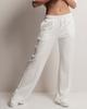Women's Suit Butella 16410 M White (T-shirt, Pants)