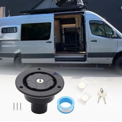 Universal Locking Water Inlet Leak Proof Threaded Connection Includes 2 Security Keys & Maintenance for Boats Trailers