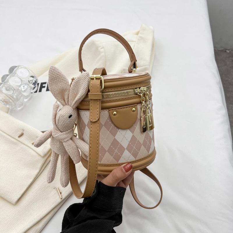 

Сумка-циліндр Жіноча Нова Модна Сумка Месенджер Сумка Жіноча 14*16*13CM