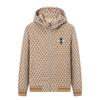 Men's Luxury European Embroidered Bee Hooded Jacket - Spring/Autumn