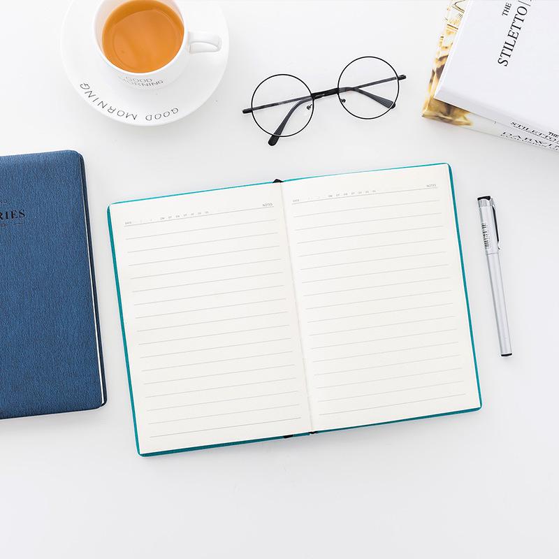 PU Leather Bound Small Office Notepad Diary