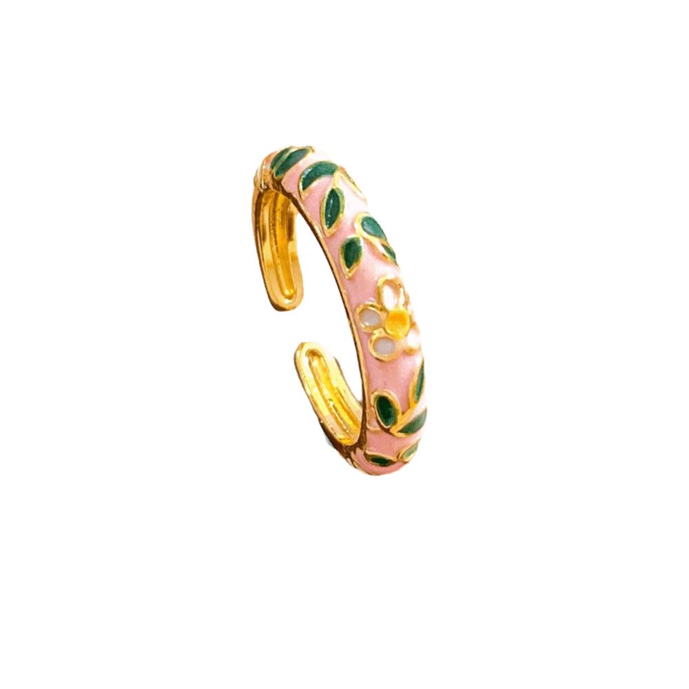 Classic Vintage Geometric Rings Bohemian-Style Gold Plated Ring  Wedding