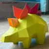 ORIGAMIPLANET 3D Dinosaur Origami Craft Stegosaurus Cute DIY 3D Paper Craft Home Decor for Teens Creative Handmade Animal Figure Paper Sculpture STEM