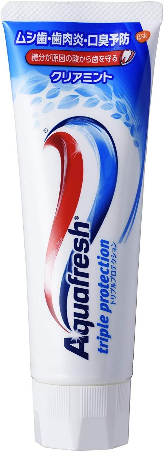 

[Earth Pharmaceutical] Aquafresh Clear Mint 140g x 3 pack
