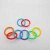 High-Durability Detachable PE Colored Double Buckle Binding Ring for Loose-Leaf Planners