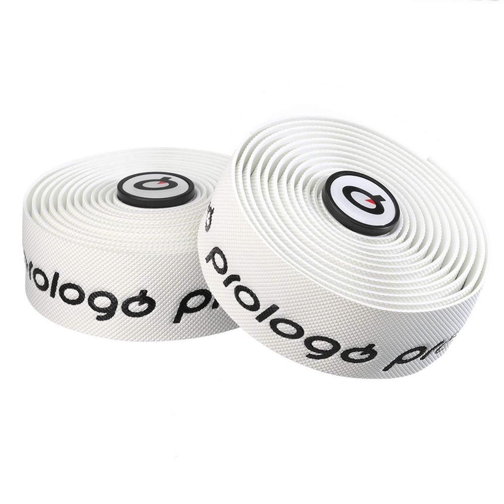 Prologo One Touch Gel Bar Tape White with Black Logo