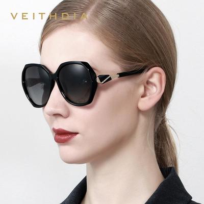VEITHDIA TR90 Women's Sun Glasses Polarized Gradient Lens Luxury Ladies Designer Sunglasses Eyewear For Women