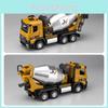 Alloy Truck Engineering Model Toy With Light And Sound Features For Collectors