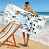 Manchester City F16.C Print Beach Towel, Large Soft Quick Dry Towel for Beach Camping Swimming