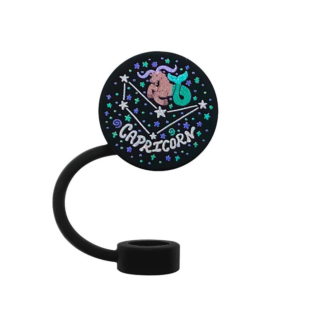 

Constellations Straw Topper 10mm Straw Straw Tips Lids Straw Tips Covers for Party Supplies Capricorn