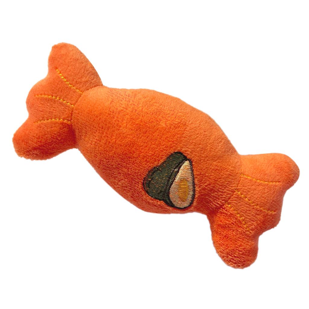 Plush Candy Pet Chewing Toy Bite Resistant Squeaky Toy Interactive Anxiety Reduction Teething Toy