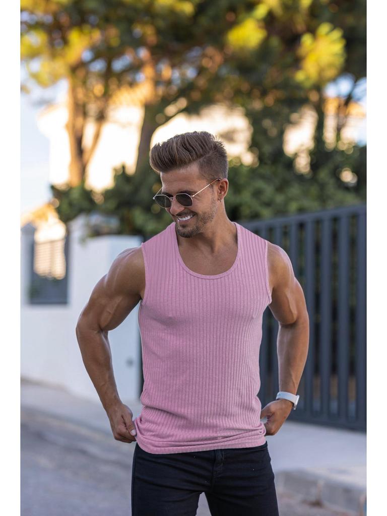Men's Summer Vertical Stripe Sport Vest