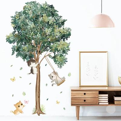 Grandi Adesivi Murali Albero Nordico Decorazione Soggiorno Camera da Letto Arredamento Casa Arte Decalcomanie Rimovibili per Sfondo Poster Decorativi