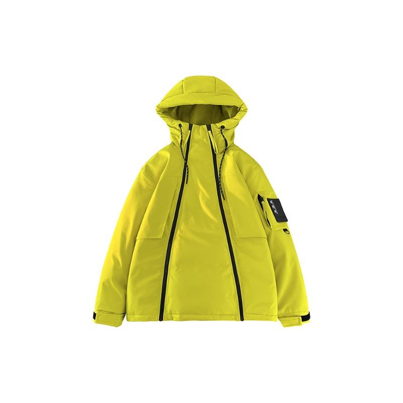 

Мужской модный пуховик однотонный 90% белая утка свободный подходящий верх M