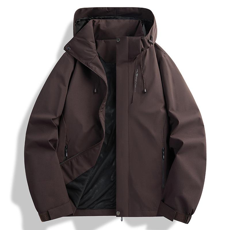 Simple jacket Women's three-in-one jacket Small spring and autumn windproof autumn and winter couple jacket Mountaineering suit