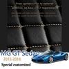 Leather Car Trunk Mats For MG GT Sedan 2015-2018 Rear Trunk Floor Mat Tray Carpet Mud