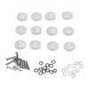 12Pcs Guitar Tuning Pegs Buttons Plastic Machine Head Tuner Knobs for Folk Classical GuitarsSmall Squares