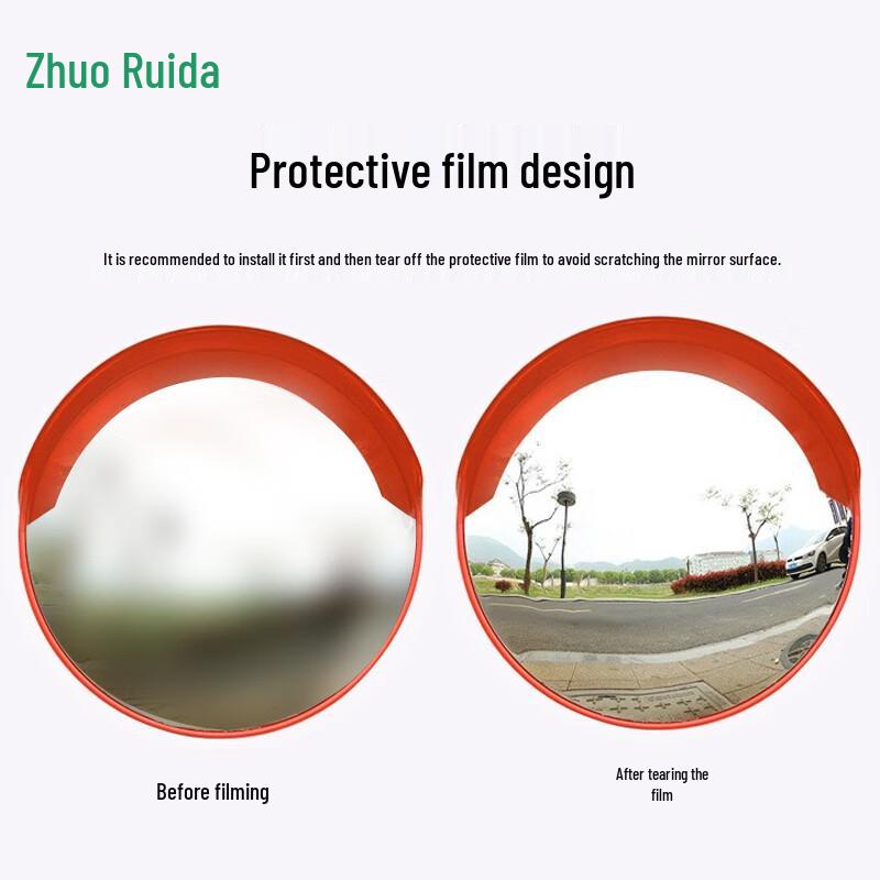 Traffic Safety Wide-Angle Spherical Mirror