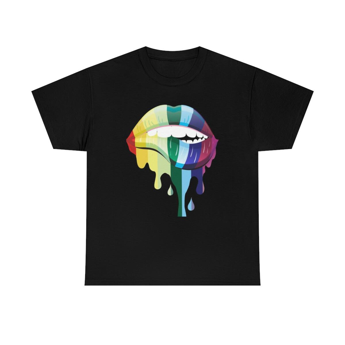 Unisex Heavy Cotton Tee Lips XXXXL