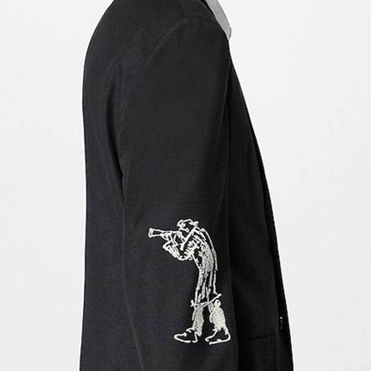 Louis Vuitton Business Suit Coat Men's Black 1ABXYG
