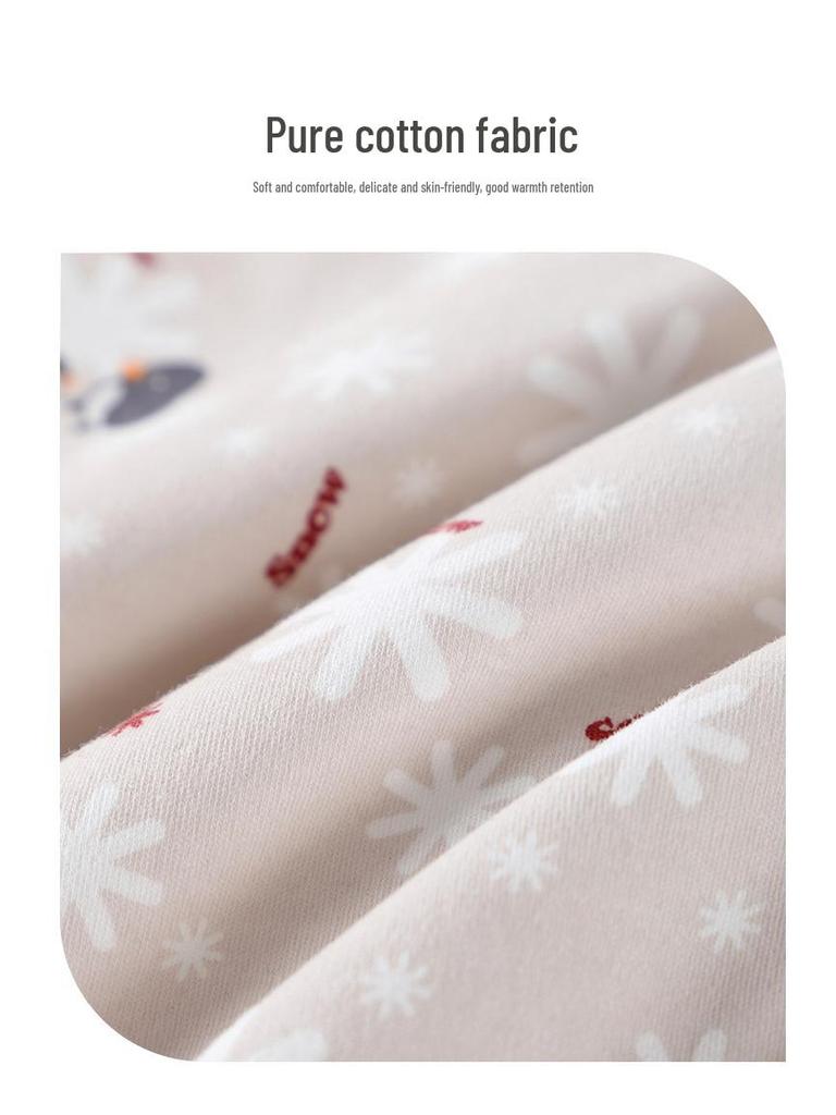 Zimowy śpiworek dla noworodka i malucha z osobnymi nogawkami - Gruba bawełniana kombinezonowa kołderka zapobiegająca kopaniu (Model 1600)