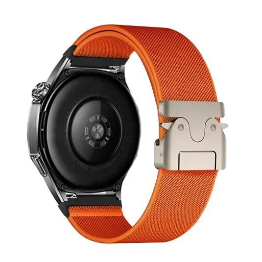 20mm Nylon Strap for Samsung Galaxy Watch 7 6 5 4 40mm 44mm 6Classic 47mm Elastic Band 22mm for Huawei Watch GT5 3 4Pro Bracelet