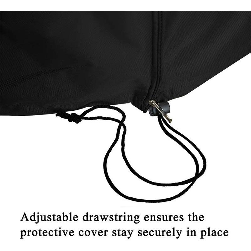 Dual-Sided Tire Storage Cover with Waterproof Zipper - 210D Waterproof, Dirt-Resistant for Indoor & Outdoor