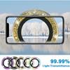 Compatible with iPhone 14 Pro and 14 Pro Max Camera Lens Protector, Bling Glitter Lens Cover 9H Tempered Glass Camera Cover Anti Scratch Shockproof