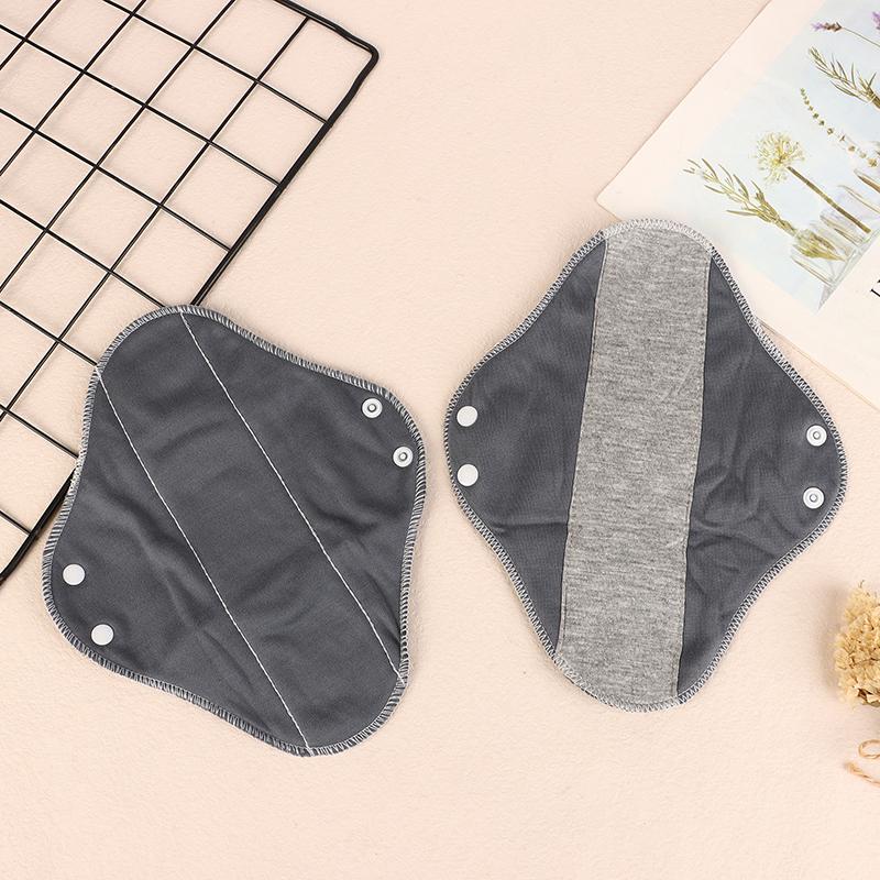 4Pcs Reusable Menstrual Pads For Monthly Gaskets Women'S Panties Washable Sanitary Napkin Female Hygiene Daily Towel Health Care