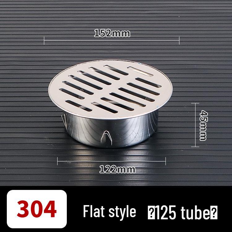 304 Stainless Steel Anti-Clogging Mesh Drain Cover for 75mm Balcony Rooftop Pipes
