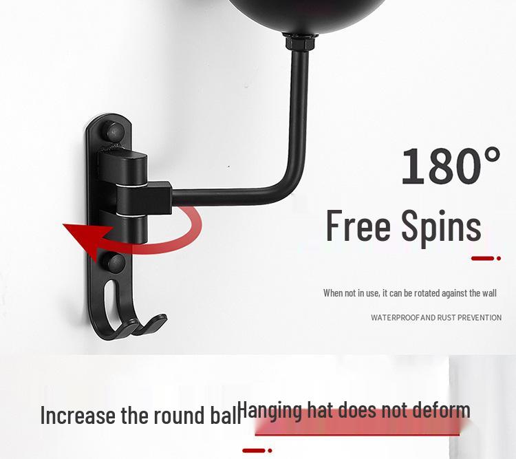 Punch-Free Wall-Mounted/Tabletop Helmet & Hat Display Rack
