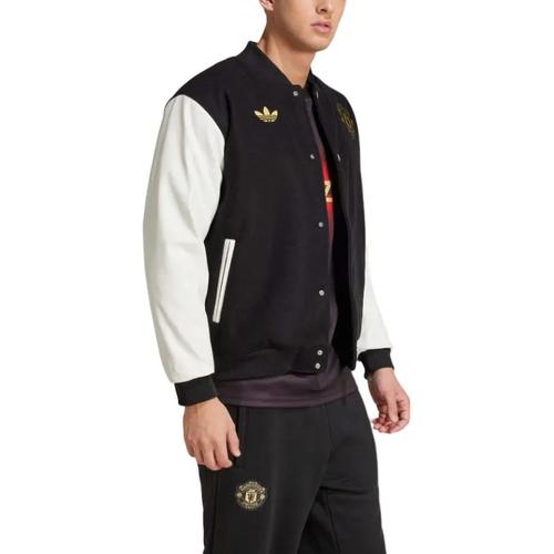 Adidas Originals Manchester United CNY Varsity Jacket JF0382 Men's Black