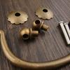 Antikbronze Massiv Messing Schrankknöpfe Muschelgriff Schrankgriffe Möbelbeschläge Schubladengriff Küchenschubladengriffe