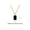 Simple Pendant Necklace Titanium Steel Choker Fashion Gold Necklace  Women