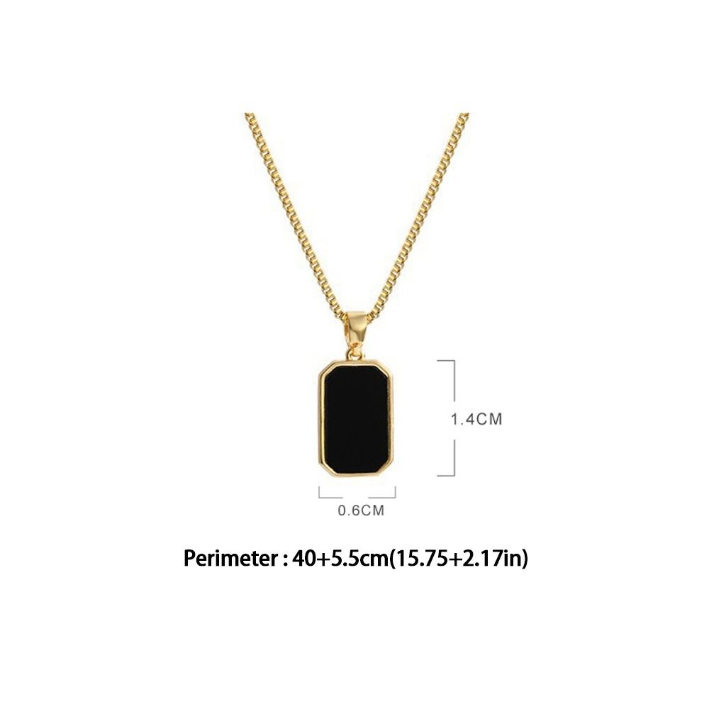 Simple Pendant Necklace Titanium Steel Choker Fashion Gold Necklace  Women