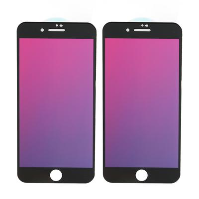 2pcs Anti Peeping Screen Protector Tempered Glass Gradient Color CellPhone Anti Blue Light Film for IPhone 7 Plus 8 Plus
