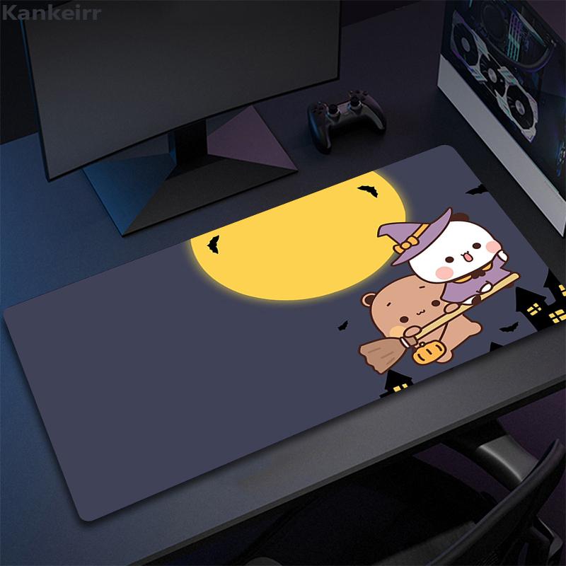 Kawaii Bubu And Dudu Halloween style Small/Big Gaming MousePad Gamer Cartoon Deskmat Office Decoration Desk Accessories Mousepad