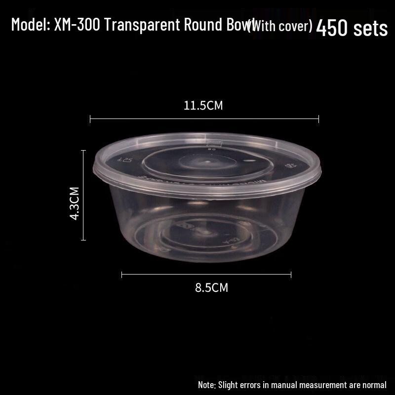 

ZISIZ Disposable Plastic Food Containers