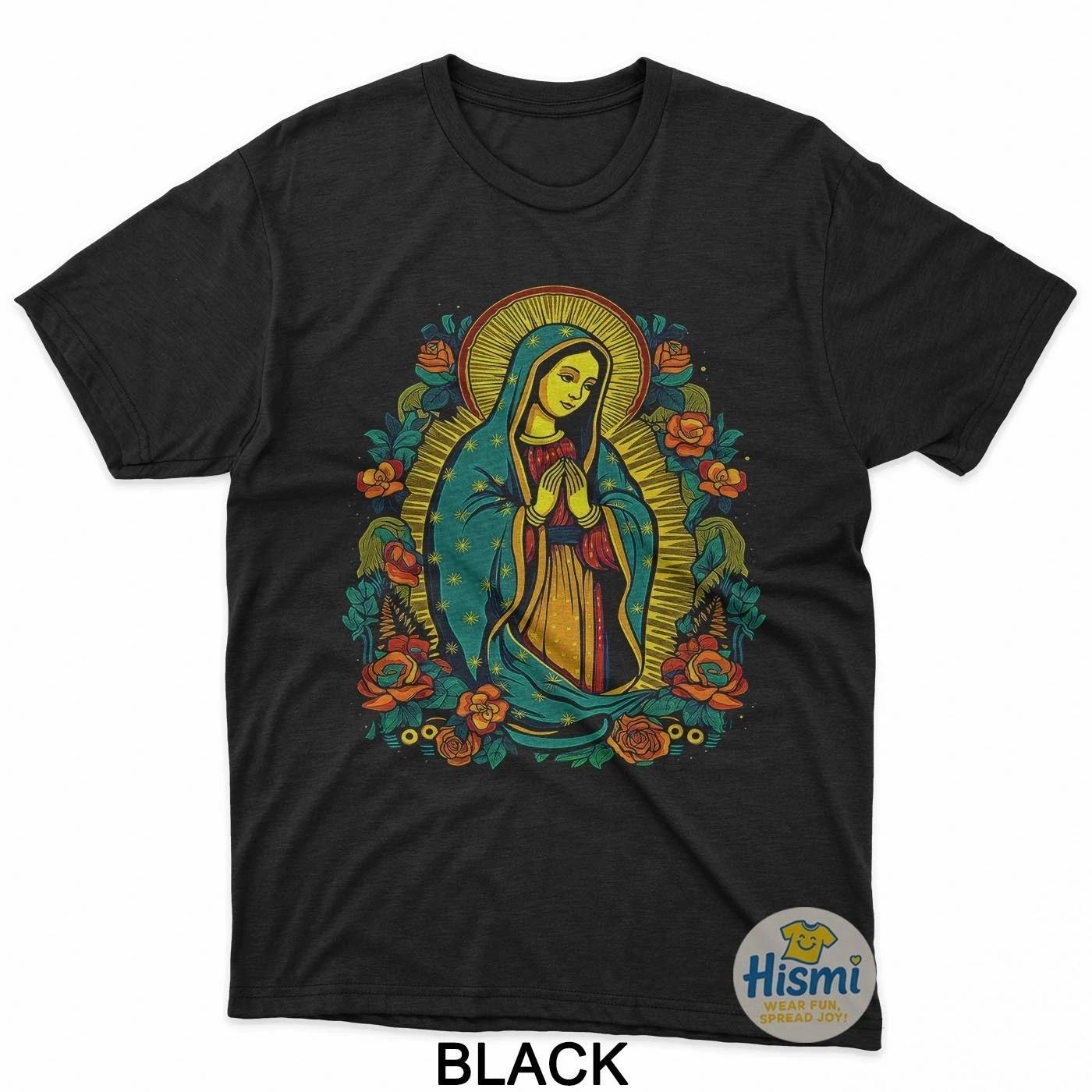 Our Lady of Guadalupe Pop Art Style Religious T-Shirt 3XL