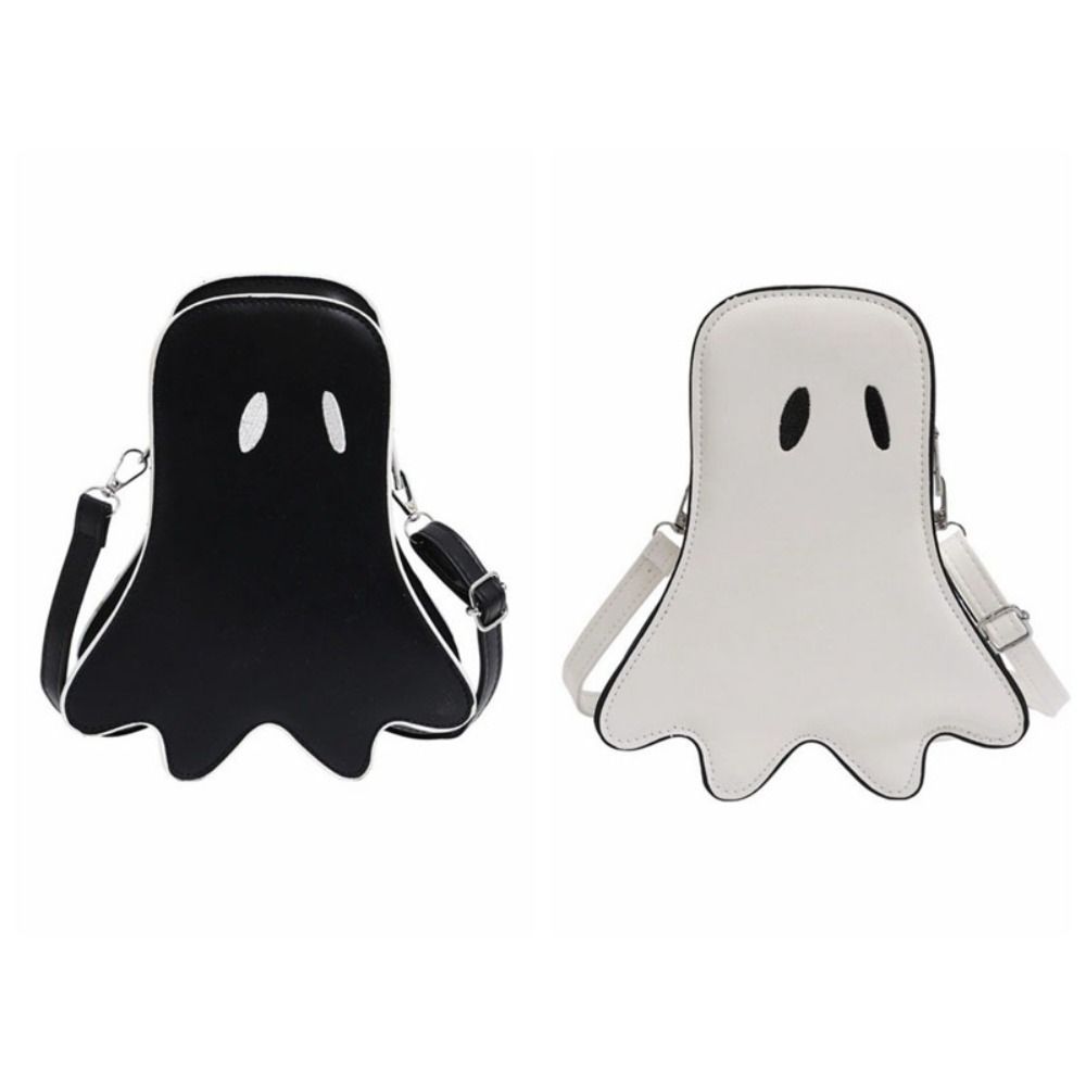 PU Leather Shoulder Bag Cartoon Crossbody Bag Cute Halloween Ghost Bag  Kids Gifts