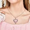 Gothic Y2K Subculture Black Heart Bow Thorn Flower Cross Heart Pendant Necklace Subtle Design Choker Necklace