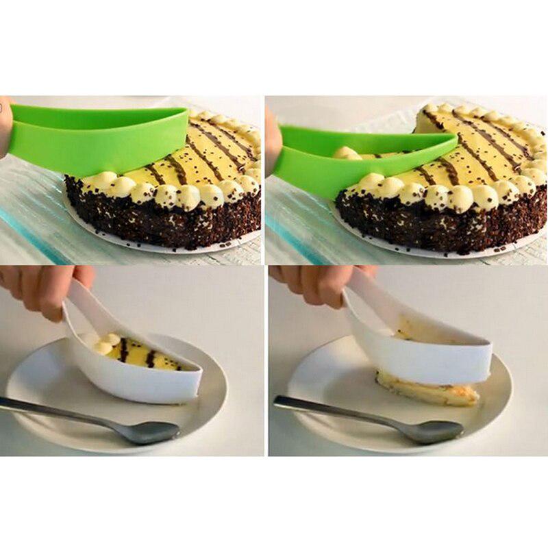 Plastic Cake Slicer Cake Pie Slicer Novel Small Slice Knife Cake Cutter Slicer Cooking Tools ADM