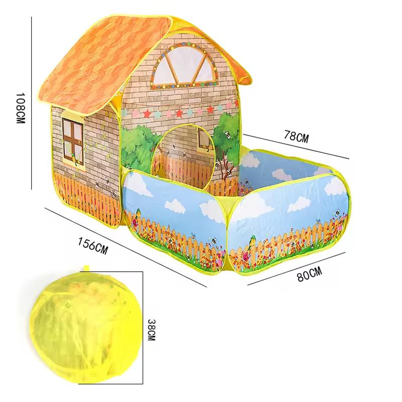 Outdoor Garden Toy Tent Baby Playpen Baby Ball Pool Children's Play Tent Kid Playground Toy House