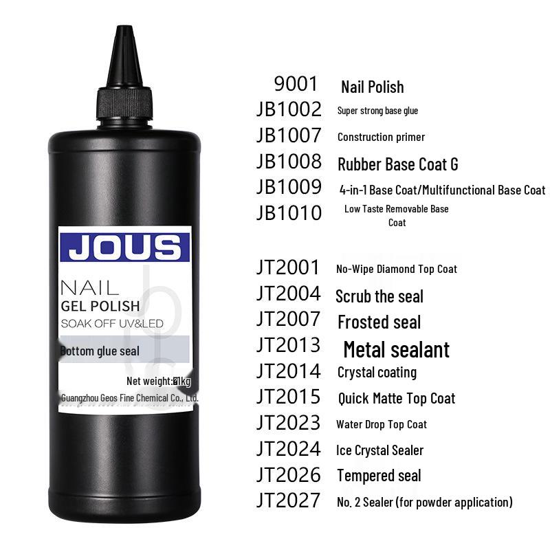 JOUS PH Balance Water-Based Nail Glue Anti-Lifting Agent (No Light Needed, 1/5 Kg)