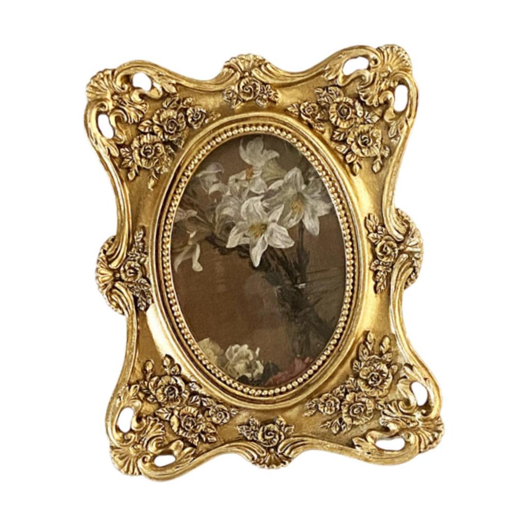 Picture Frame Decorative Photo Display Holder Antique Photo Picture Holder for