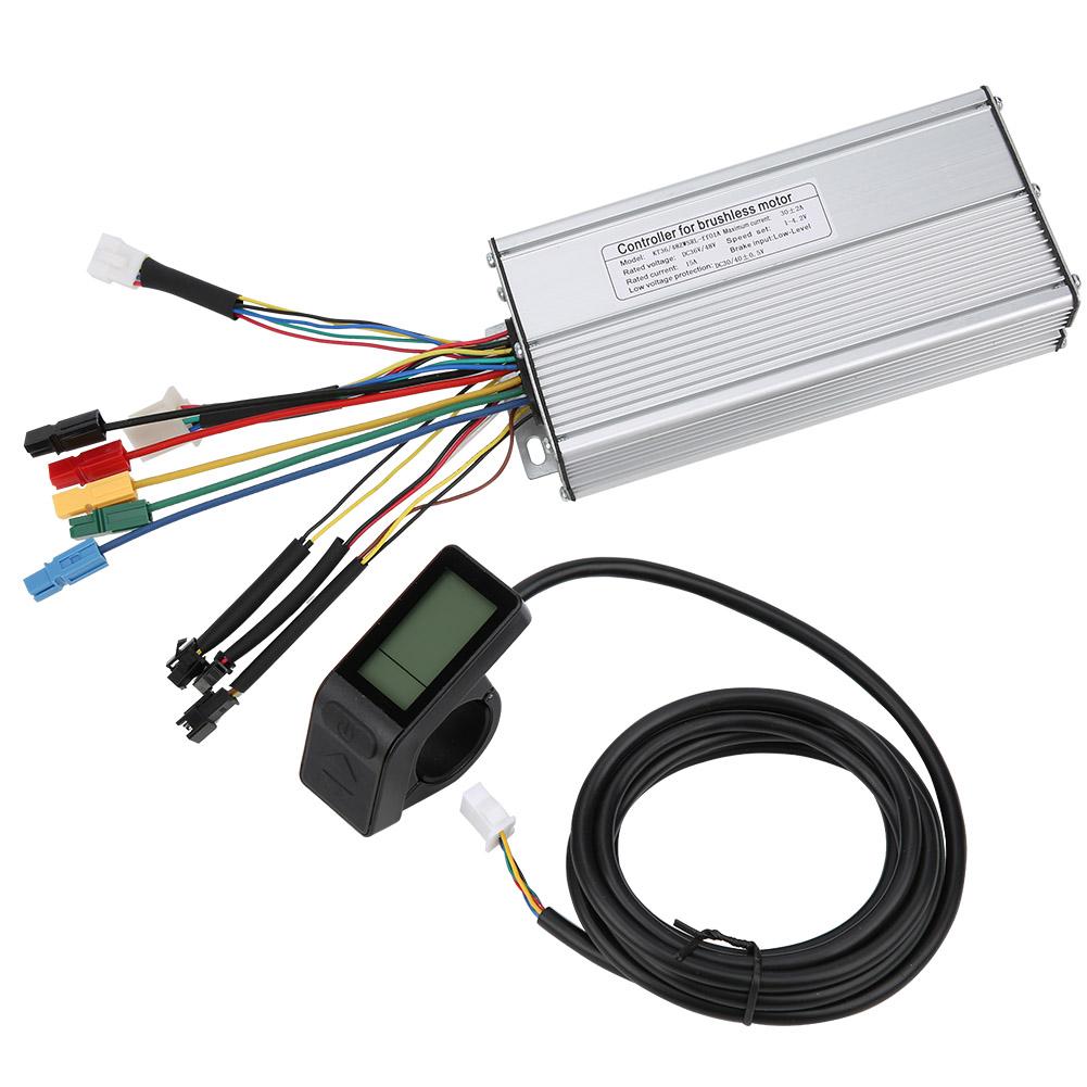 36V 48V 30A Brushless Controller Electric Bike KT LCD4 Display Screen Kit Normal Connector