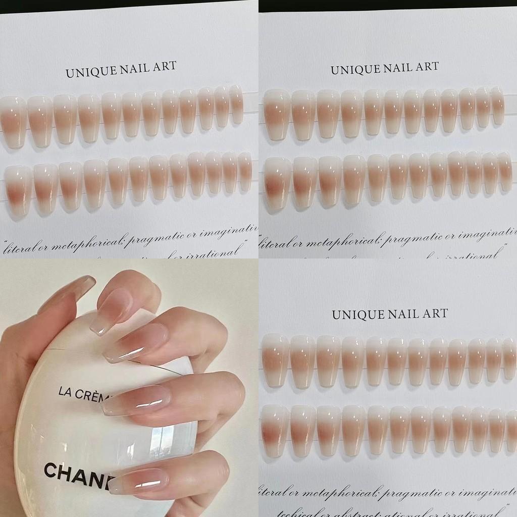 Trendy B491 Ballet-style Nail Art With European And American Influence