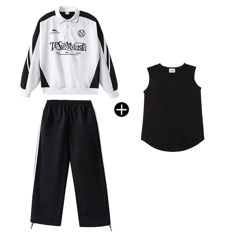 Trendiges Streetdance-Outfit für Kinder: Amerikanischer Hip Hop Hoodie & Trommel-Performance-Set für Jungen und Mädchen