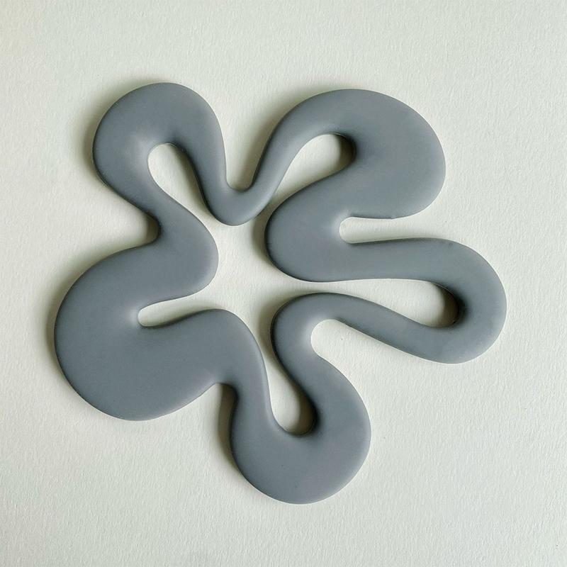 Irregular Flower Shape Coasters Skid Insulation Cup Mat Antiskid Pat Reusable Kitchen Dishes Accessories Table Protector